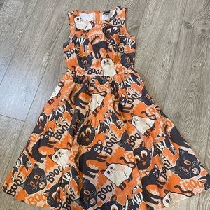 Retrolicious Halloween Scaredy Cats Dress- Medium